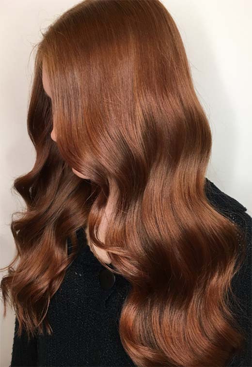 Deep Auburn With Subtle Red Undertones Visual Idea Deep Auburn With Subtle Red Undertones Visual Idea — Winter Auburn Hair Color