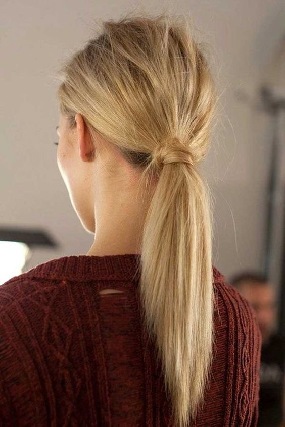 Sleek Low Ponytail for Fine Hair — Easy Winter Hairstyles