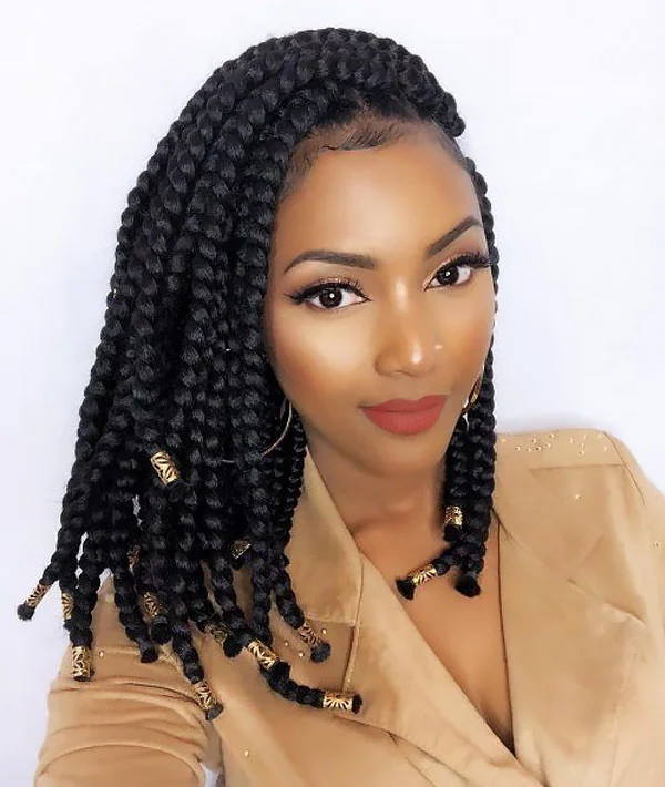 Shoulder Visual Idea Shoulder Visual Idea — Winter Hairstyles for Black Women