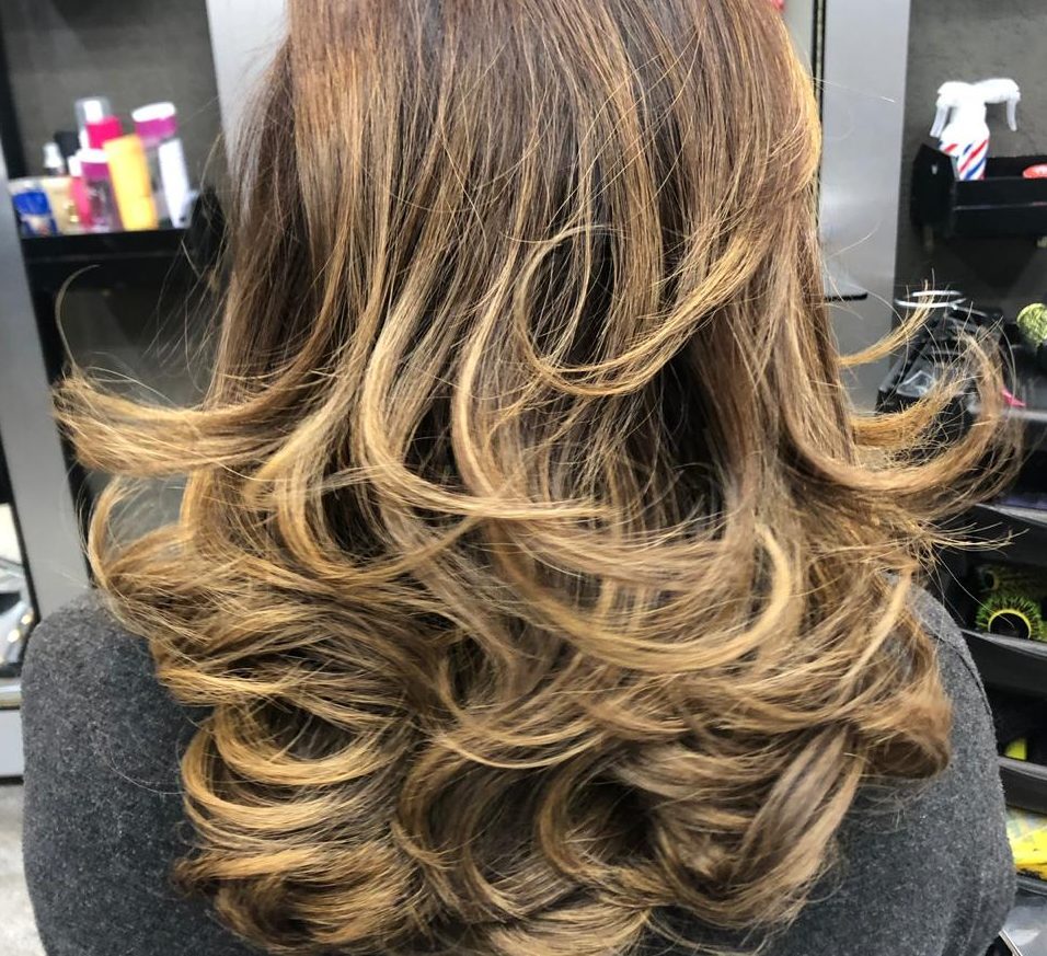 Cascading Layers Dark Brown Waves Cascading Layers Dark Brown Waves — Winter Layered Haircuts