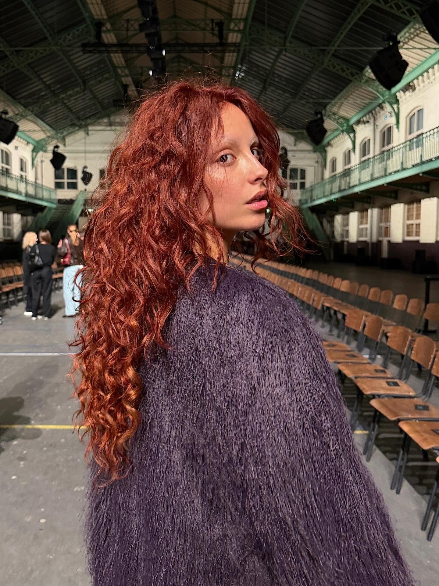 Long Layered Auburn Red Curls Long Layered Auburn Red Curls — Winter Hair Colors