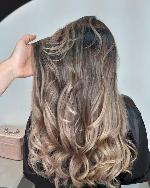 Dark Brown To Blonde Ombré Curls — Blonde to Brunette Hair