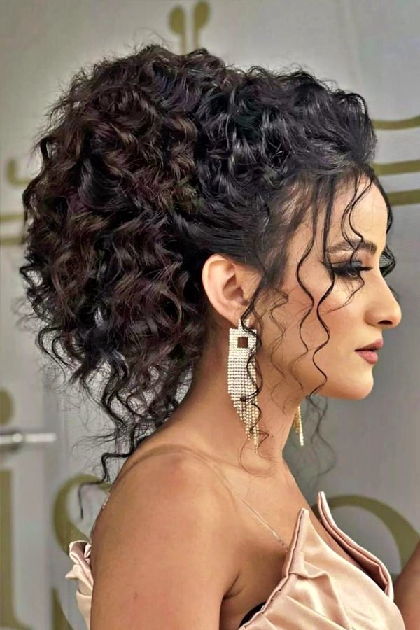 Long Visual Idea Long Visual Idea — Winter Hairstyles for Curly Hair