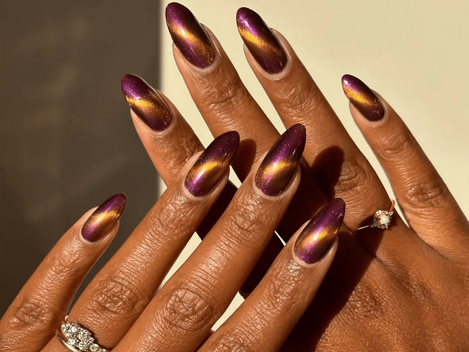 Cat-Eye High Gloss Visual Idea Cat-Eye High Gloss Visual Idea — Winter Nail Designs