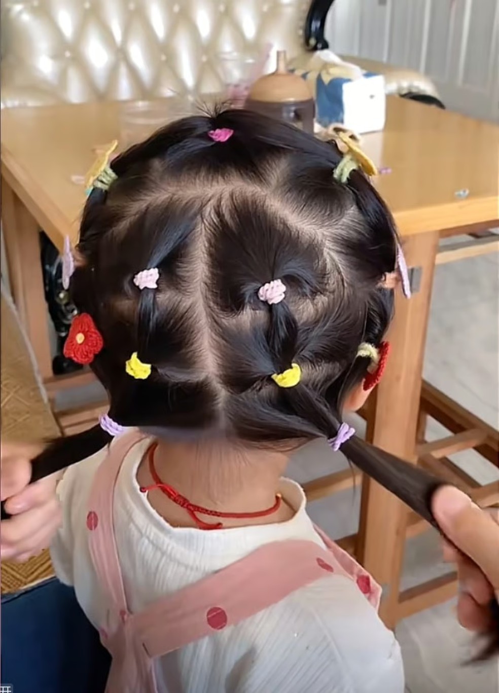 Mid-Back Visual Idea — Winter Hairstyles for Kids