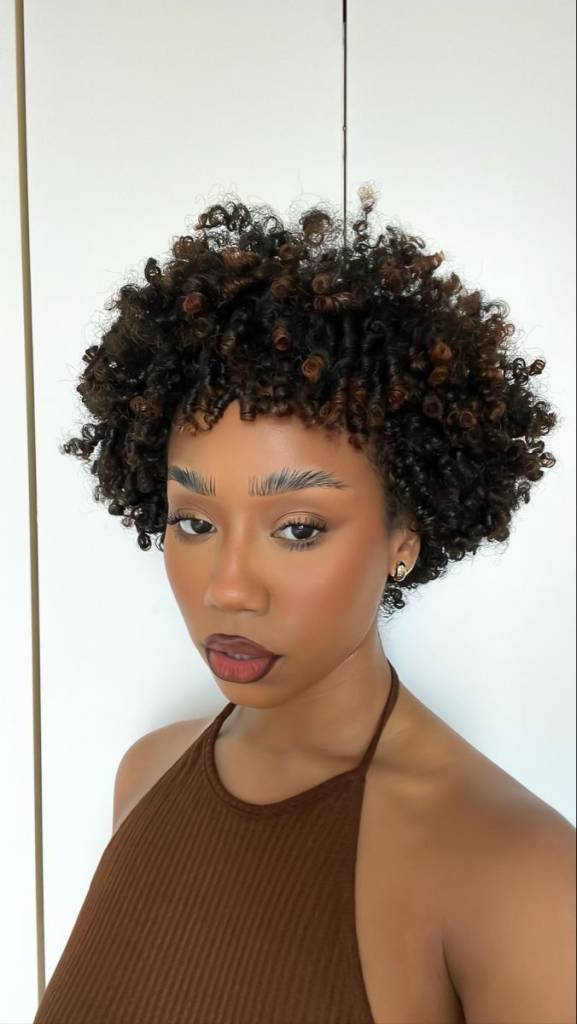 Air-Dried Pixie With Side Part — Winter Haircuts for Curly Hair