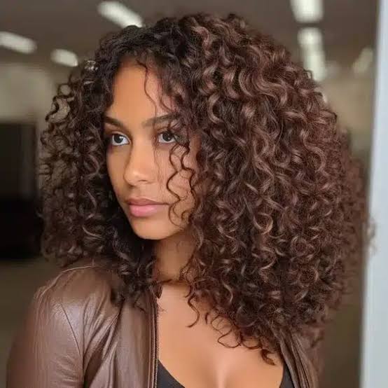Subtle Highlights on Collarbone Length — Dark Chocolate Brown Hair