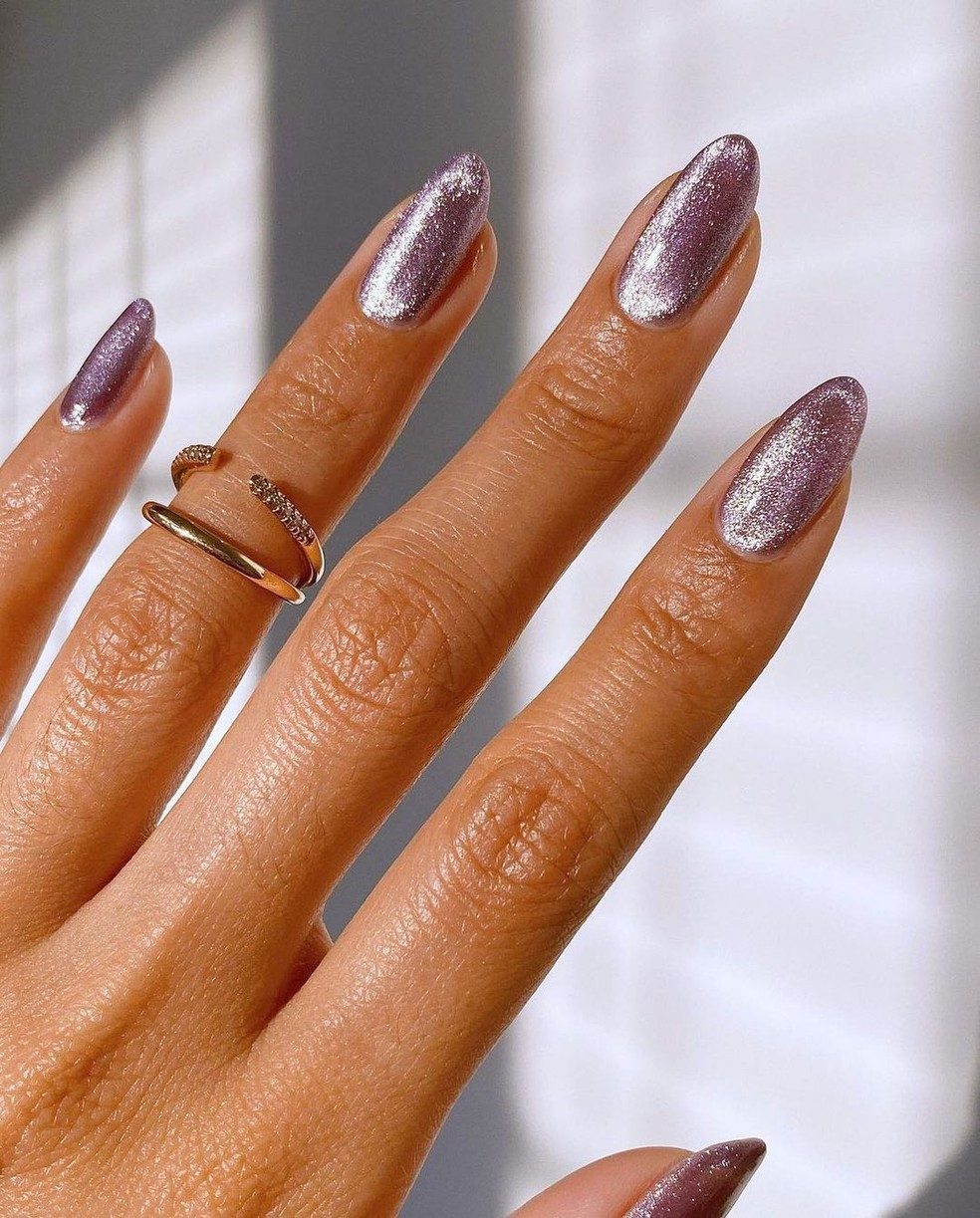 Shimmering Lavender Metallic — Velvet Nails