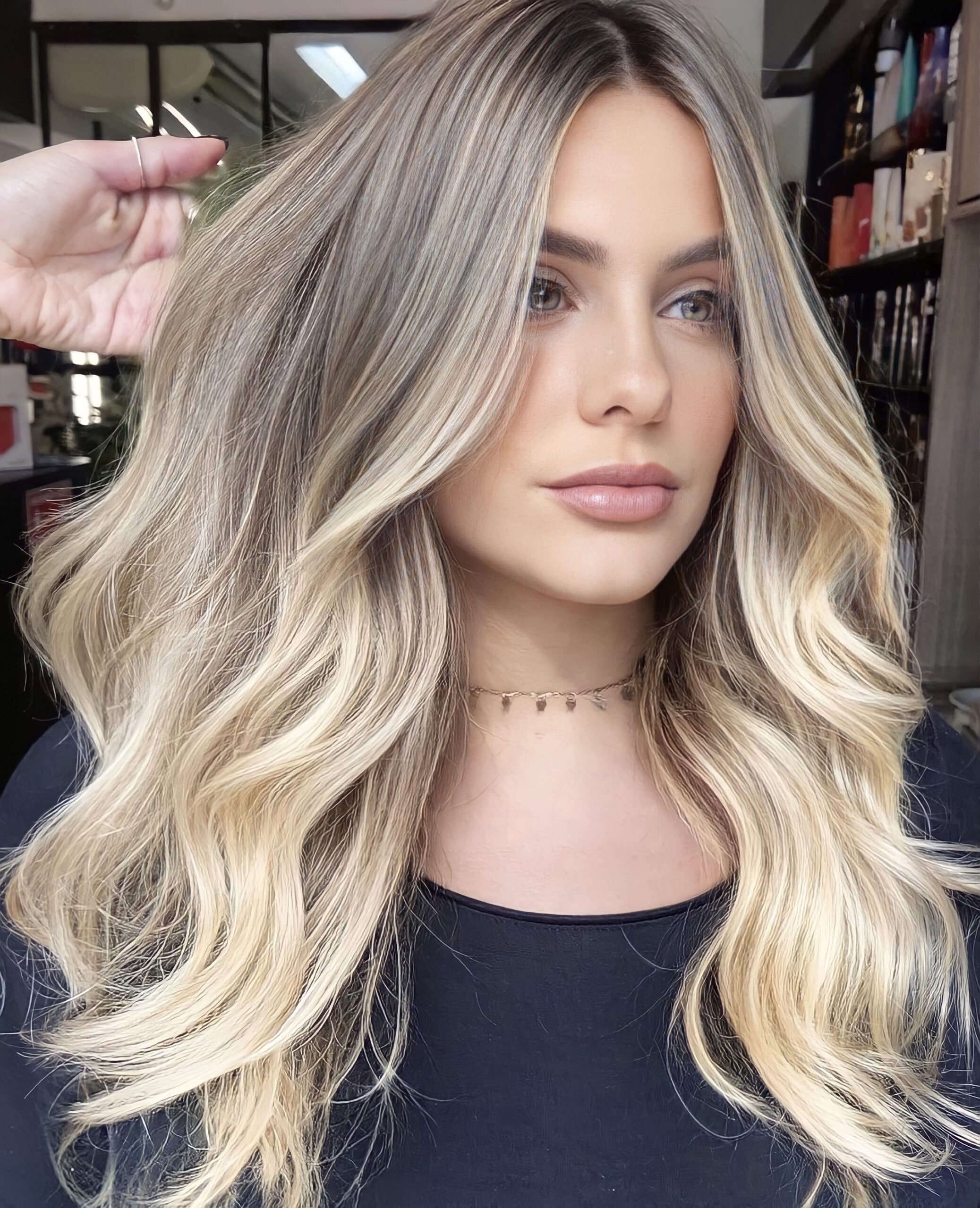 Dark Blonde With Subtle Blonde Highlights — Winter Highlights