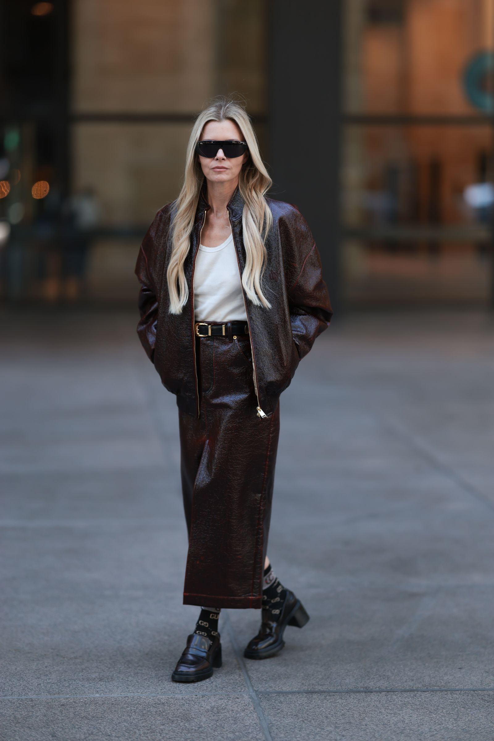 Street Style Outfit Idea Street Style Outfit Idea — Chocolate Brown Outfits
