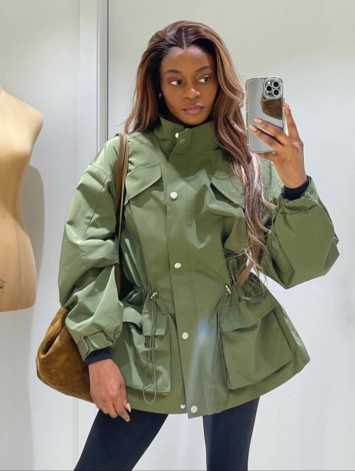 Black Boots Outfit Idea — Parka Outfits