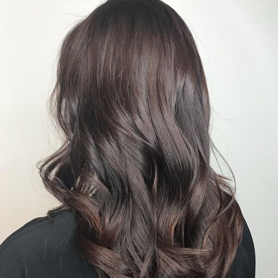 Dark Brown With Subtle Deep Red Highlights Dark Brown With Subtle Deep Red Highlights — Dark Winter Hair Colors