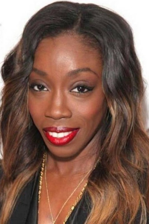 Collarbone Blowout With Caramel Balayage Collarbone Blowout With Caramel Balayage — Winter Hair Colors for Black Women