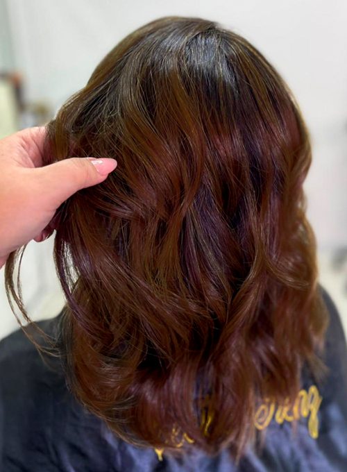 Collarbone Visual Idea Collarbone Visual Idea — Winter Hair Colors for Women Over 50