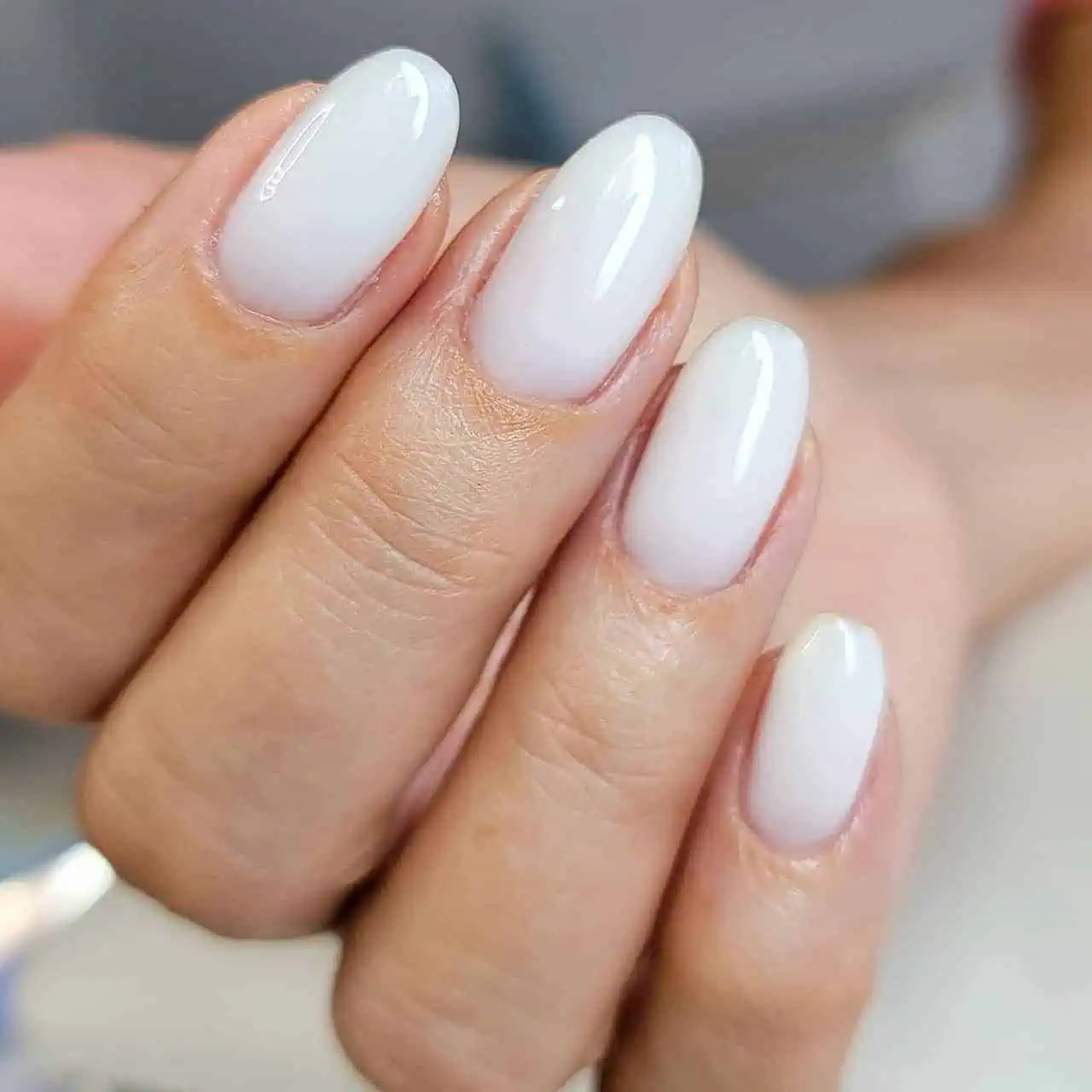 None Visual Idea None Visual Idea — Winter White Nails