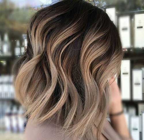 Collarbone Bob With Blonde Balayage — Low Maintenance Winter Haircuts