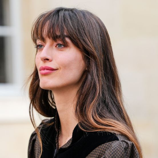 Visual Idea — Winter Hairstyles with Bangs