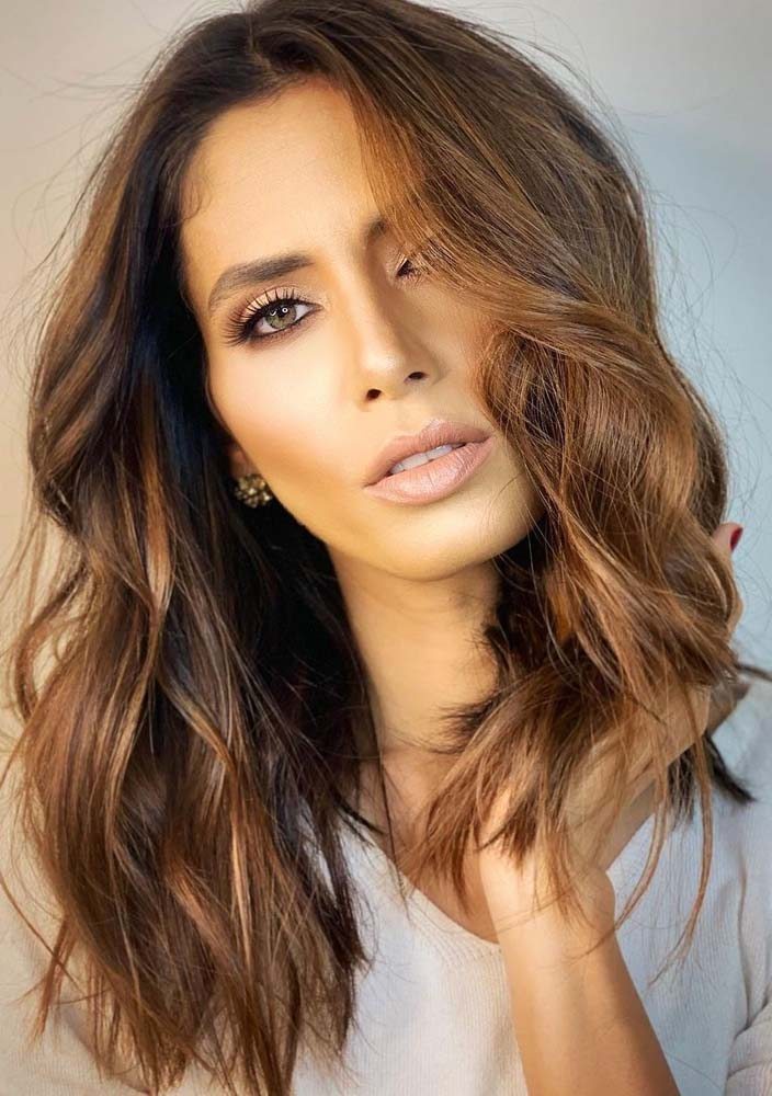 Layers Visual Idea — Blonde to Brunette Hair