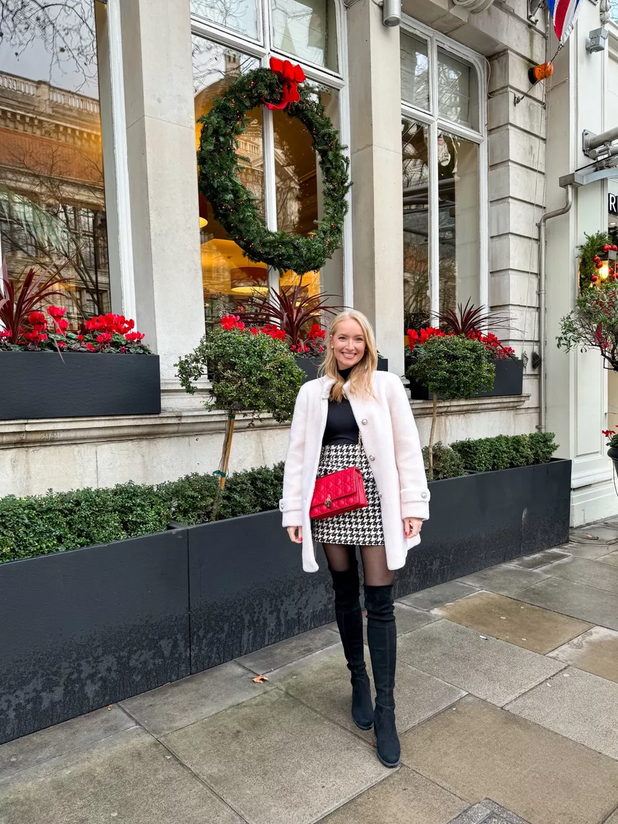 Black Over-The-Knee Boots Outfit Idea — London Winter Outfits