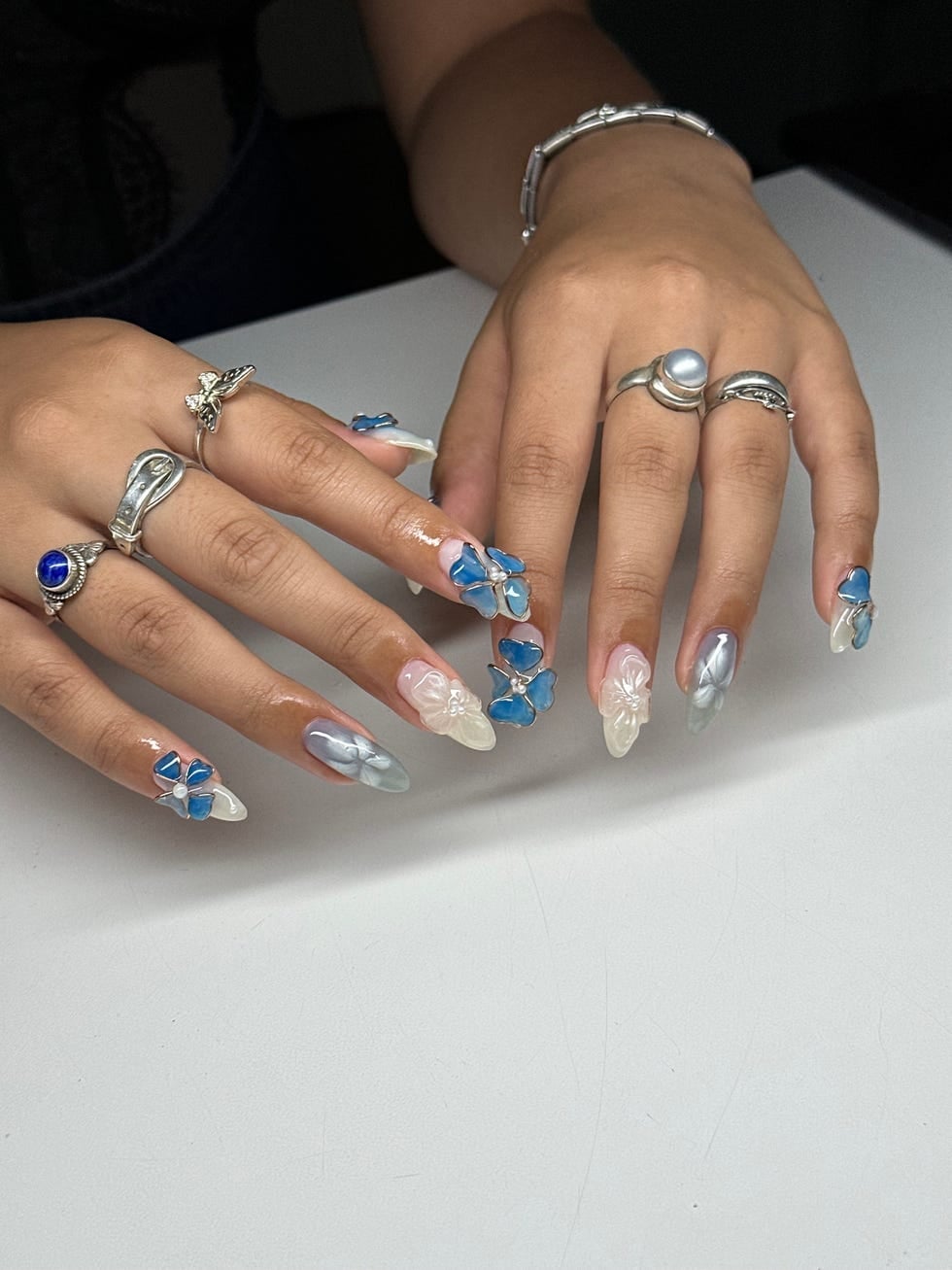 Medium Almond Pastel 3D Charms — 3D Nails Art Ideas