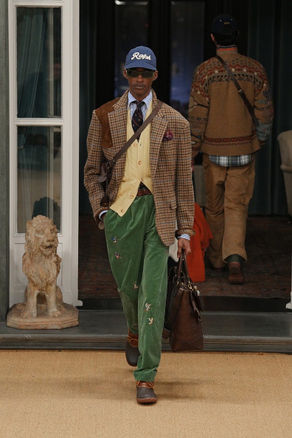 Plaid Blazer and Corduroy for a Tailored Ensemble — Winter Outfits for Men