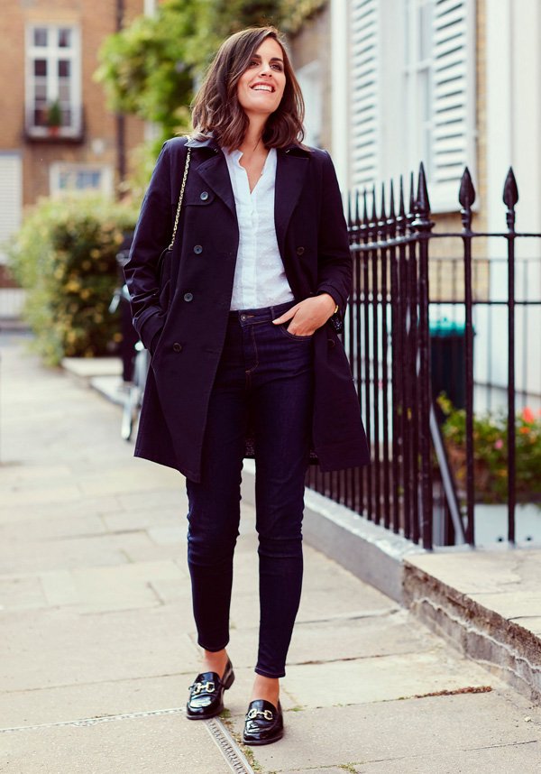 Crisp White Shirt and Tailored Camel Trousers for the Office — Winter Work Outfits