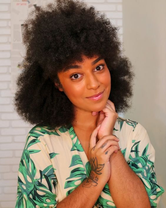 Voluminous Afro Shape Voluminous Afro Shape — Winter Natural Hairstyles