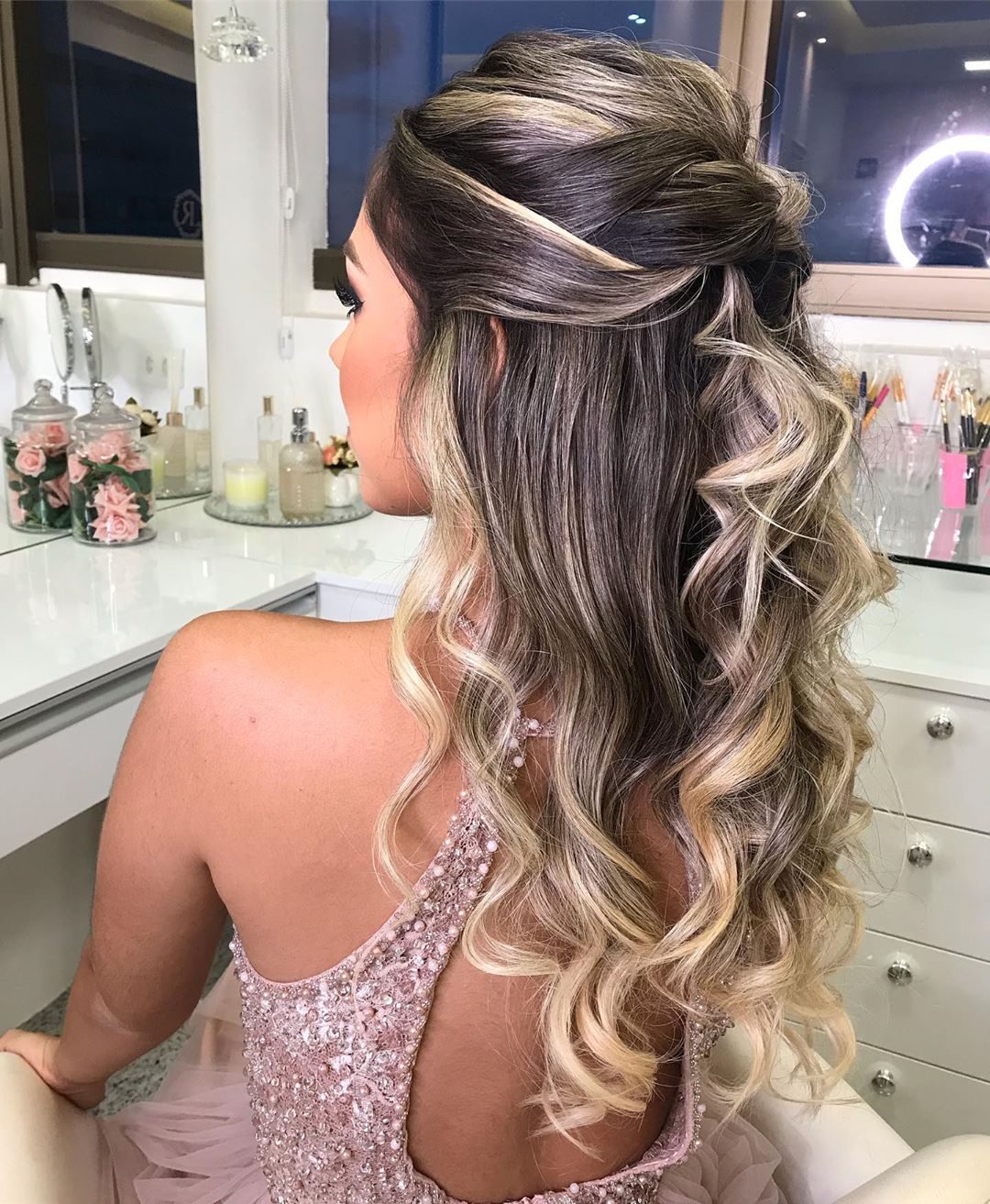 No Bangs Visual Idea — Winter Formal Hairstyles