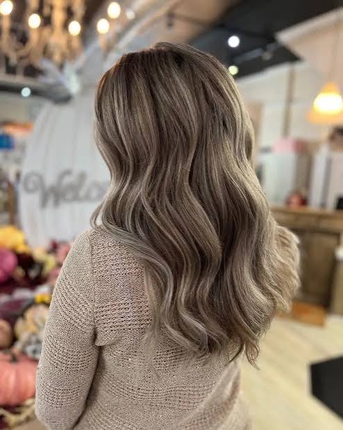 Ash Blonde Highlights Visual Idea Ash Blonde Highlights Visual Idea — Reverse Balayage