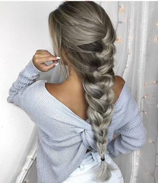 Ash Blonde With Dark Roots Visual Idea Ash Blonde With Dark Roots Visual Idea — Long Winter Haircuts