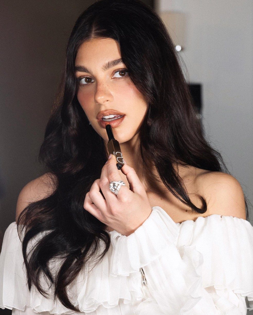 Polished Collarbone Length Dark Chocolate — Dark Chocolate Brown Hair