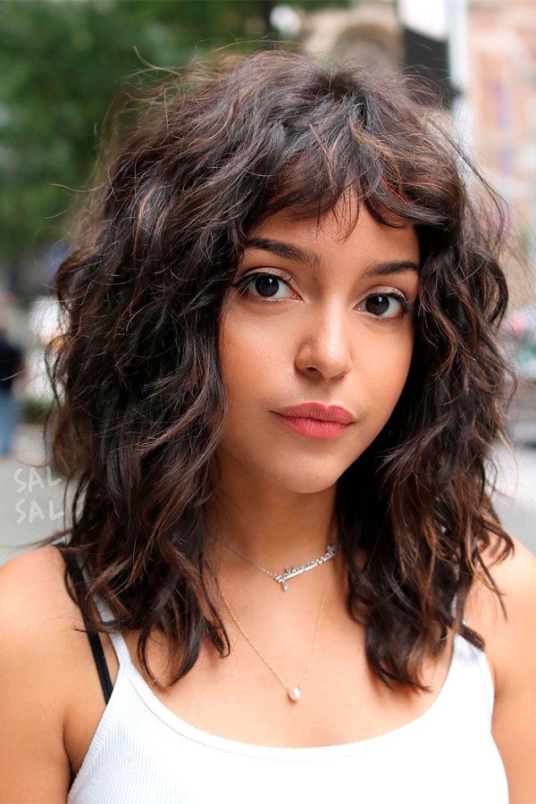 Visual Idea — Long Winter Haircuts for Wavy Hair
