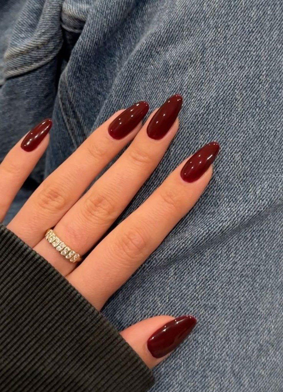 Solid Color Visual Idea Solid Color Visual Idea — Cherry Red Nails