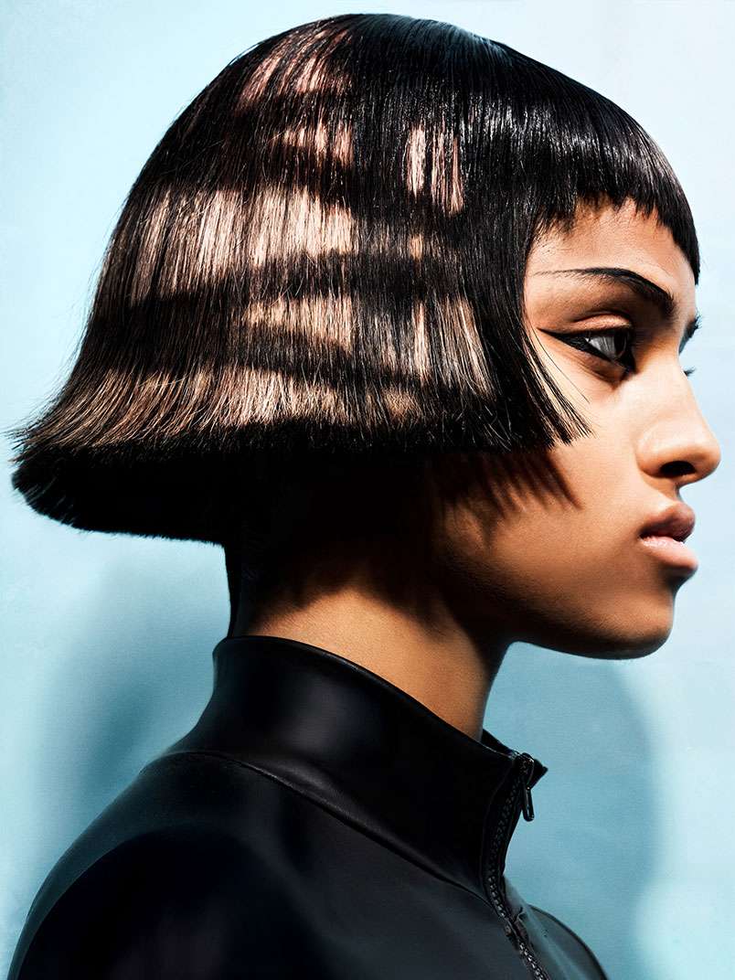 Chin Bob With Ashy Blonde Highlights Chin Bob With Ashy Blonde Highlights — Mushroom Brown Hair