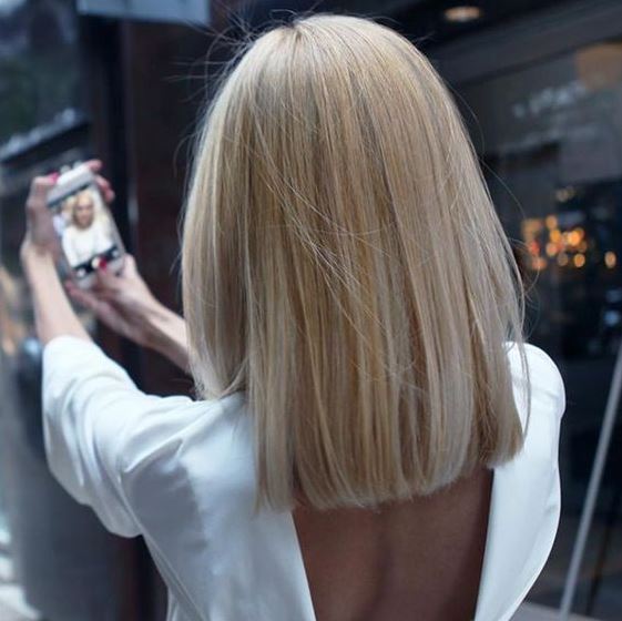 Sharp Chin-Length Blunt Bob Sharp Chin-Length Blunt Bob — Winter Layered Haircuts