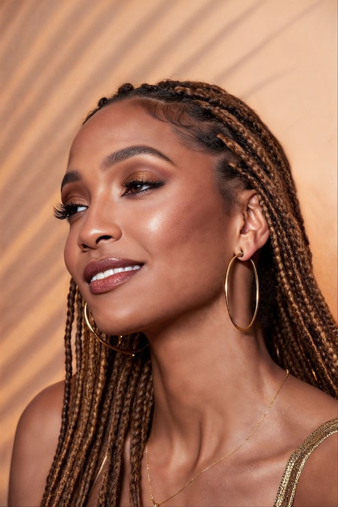 Intricate Shoulder-Length Braids — Winter Braids for Black Women