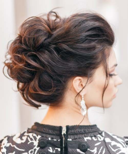 Voluminous Curly Updo Voluminous Curly Updo — Winter Hairstyles