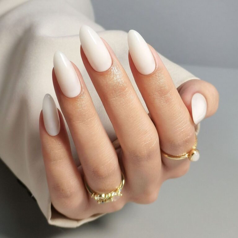 21 Milky White Nail Looks to Try in 2027