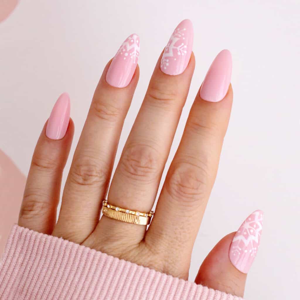 White Snowflake Decals Visual Idea White Snowflake Decals Visual Idea — Cute Winter Nails
