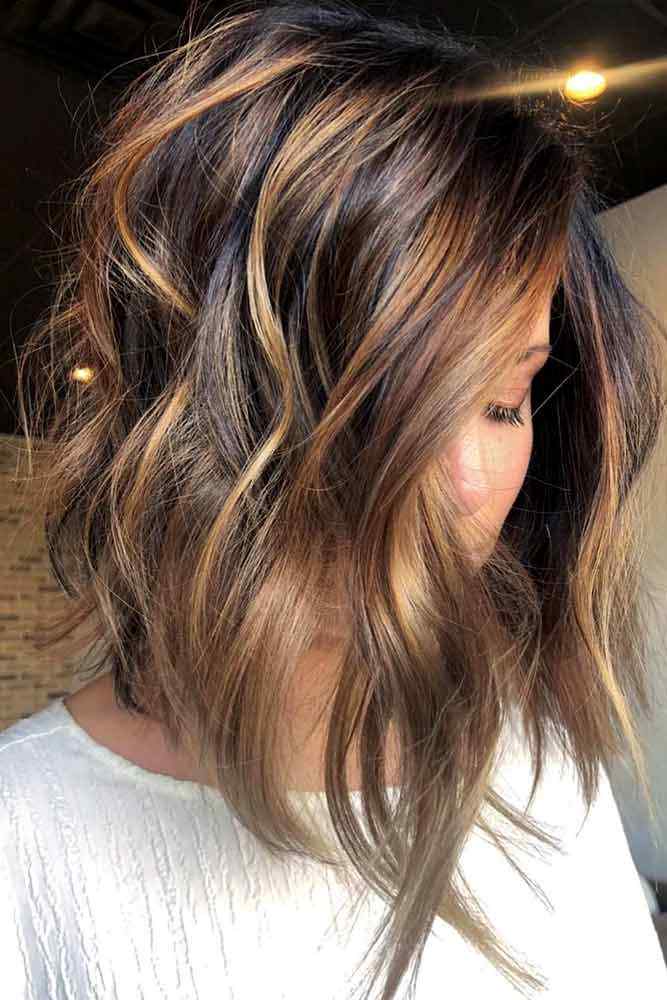 Side-Swept Visual Idea Side-Swept Visual Idea — Reverse Balayage