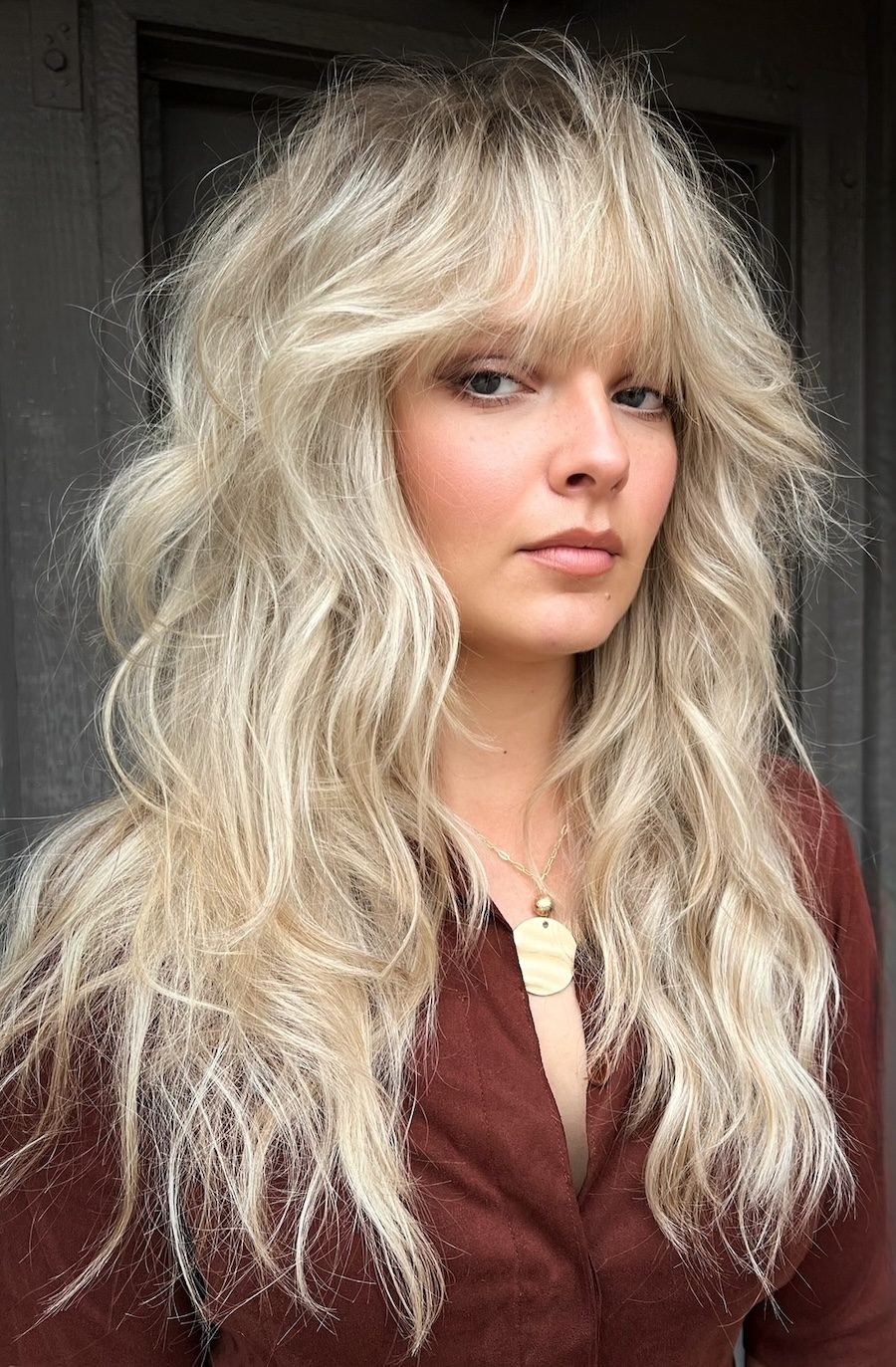 Full Fringe Visual Idea — Winter Shag Haircuts