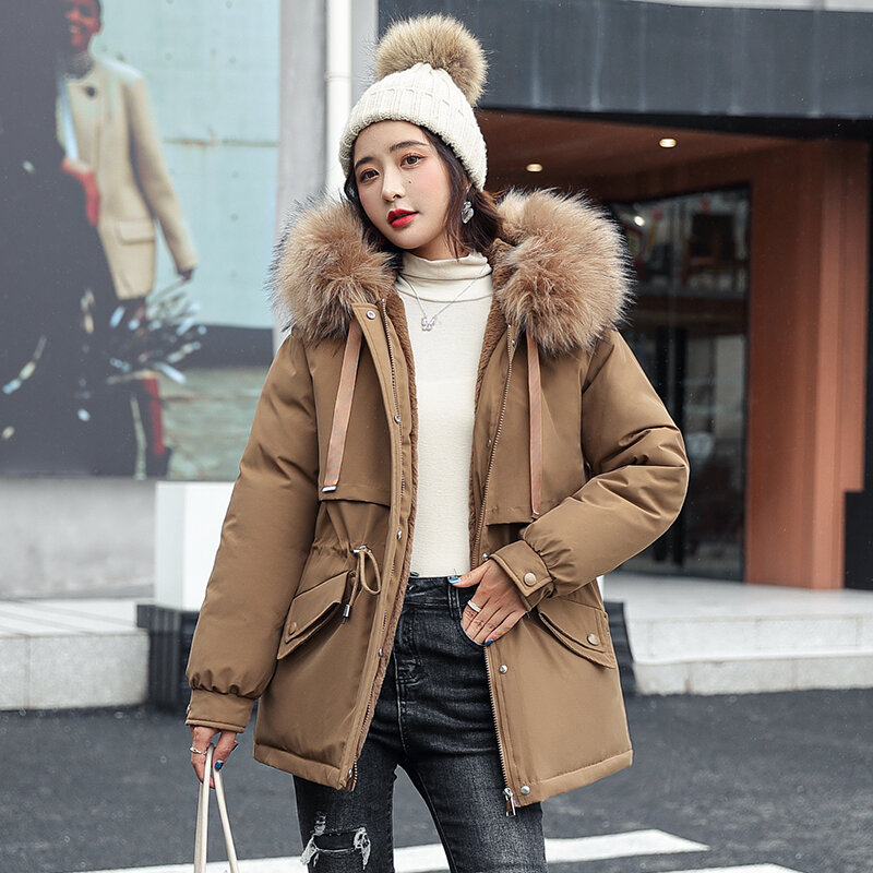 Cozy Brown Parka with Plush Fur Hood — Winter Jackets for Women