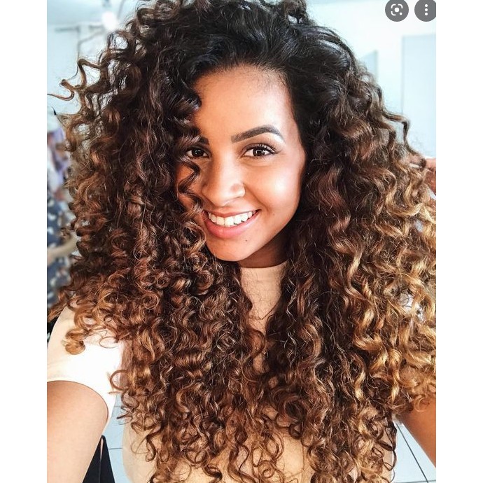 Front View Visual Idea Front View Visual Idea — Winter Hair Colors for Curly Hair