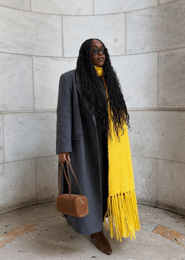 Winter Casual Outfit Idea — Scarf Outfits
