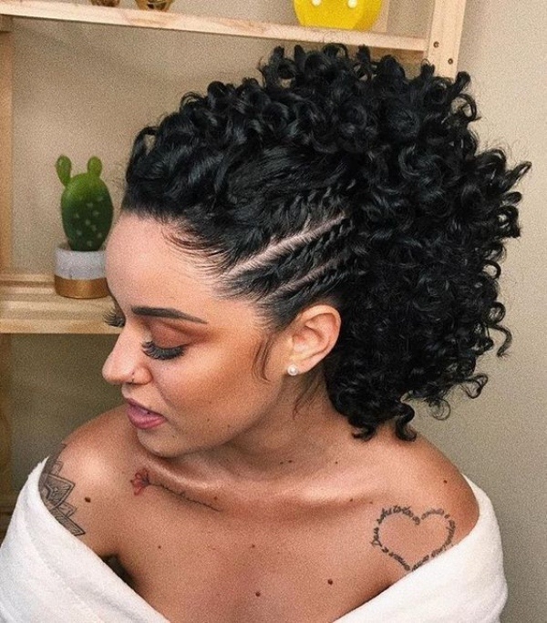 Short Visual Idea Short Visual Idea — Winter Hairstyles for Curly Hair