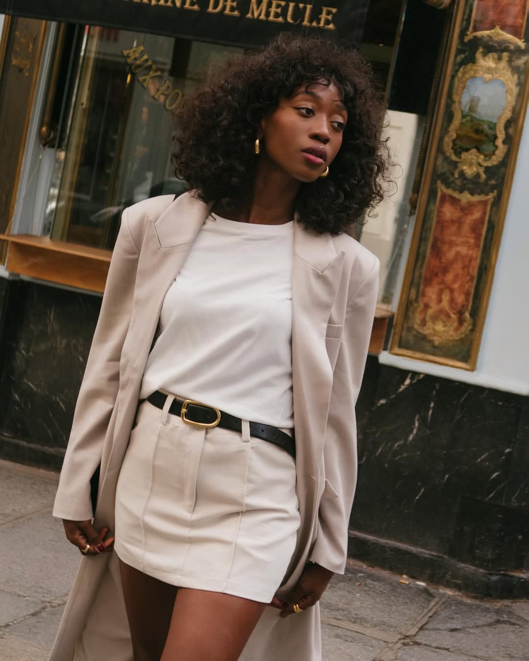 Effortless Elegance: Beige Trench and Straight Skirt — February Outfits
