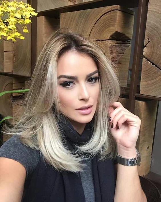 Blonde Collarbone Layers With Face-Framing — Medium Length Winter Haircuts