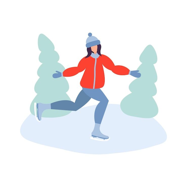 Red Jacket and Blue Leggings for Active Skating Red Jacket and Blue Leggings for Active Skating — Ice Skating Outfits