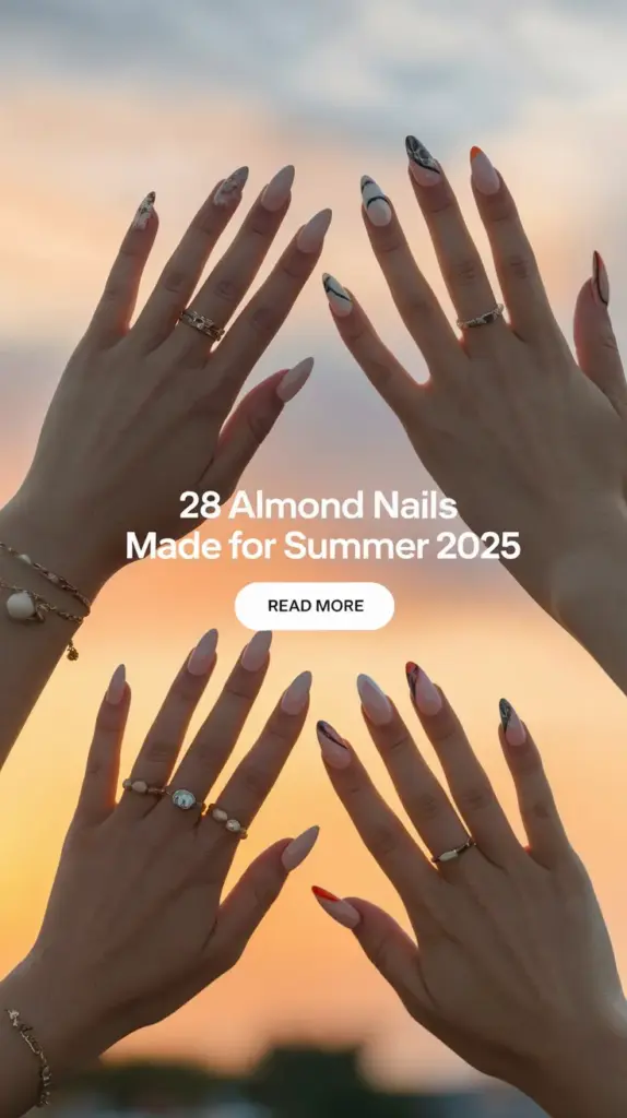 Almond Nails Made for Summer 2025: 28 Trendy Ideas for Every Vibe