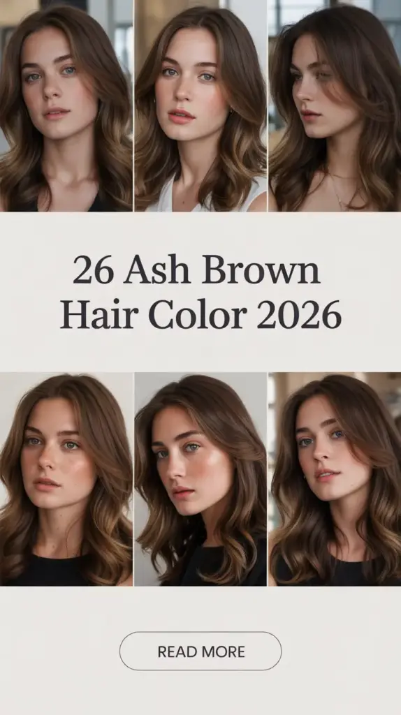 Ash Brown Hair Color 2026: The Chicest Hair Trend with Natural Glow and Depth